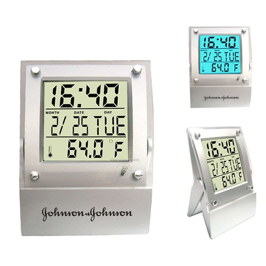Touch / Tap Panel Light Up Clock