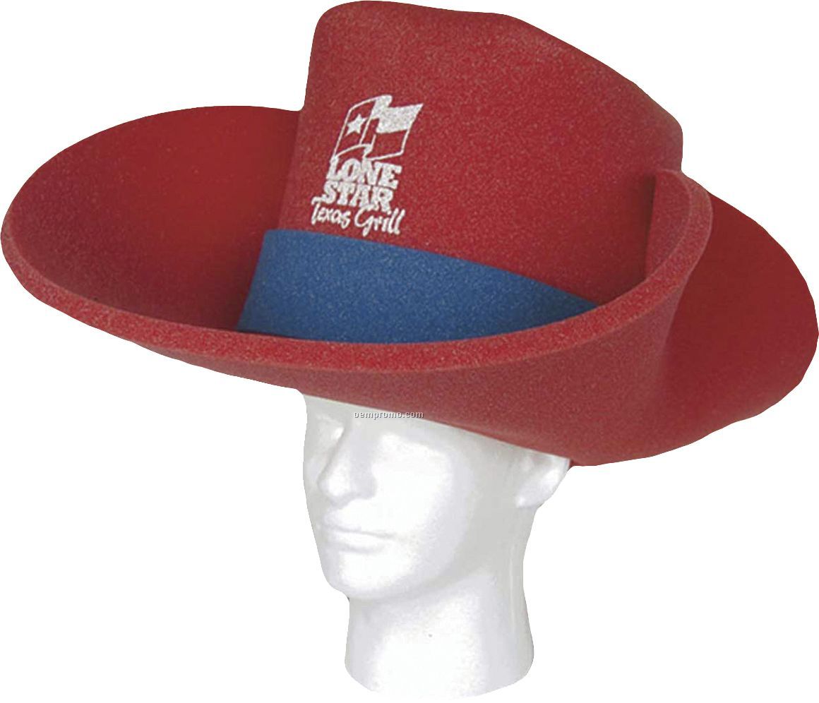 30 Gallon Foam Cowboy Hat With Star