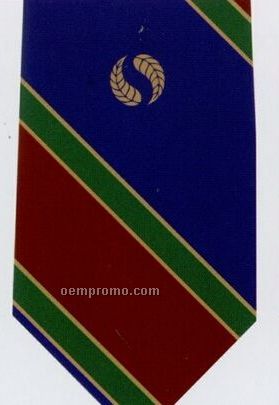 Custom Logo Woven Silk Tie - Pattern Style M