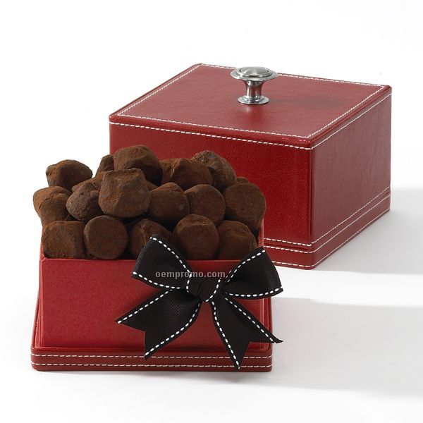 Truffle Treat Knob Box With French Chocolate Truffles