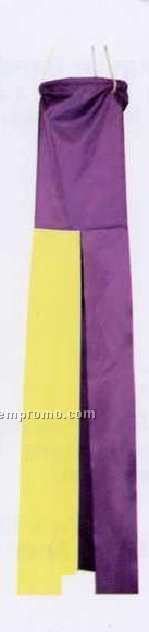 30" Windsock With Unhemmed Edges On Tails