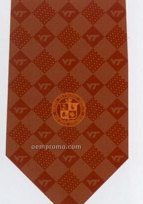 Custom Logo Woven Silk Tie - Pattern Style N