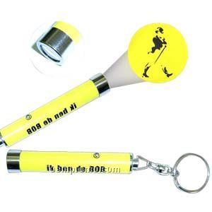 LED Electric Torch With Key Chain (Projection Lamp )