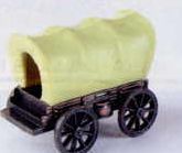 Early American Bronze Metal Pencil Sharpener - Covered Wagon