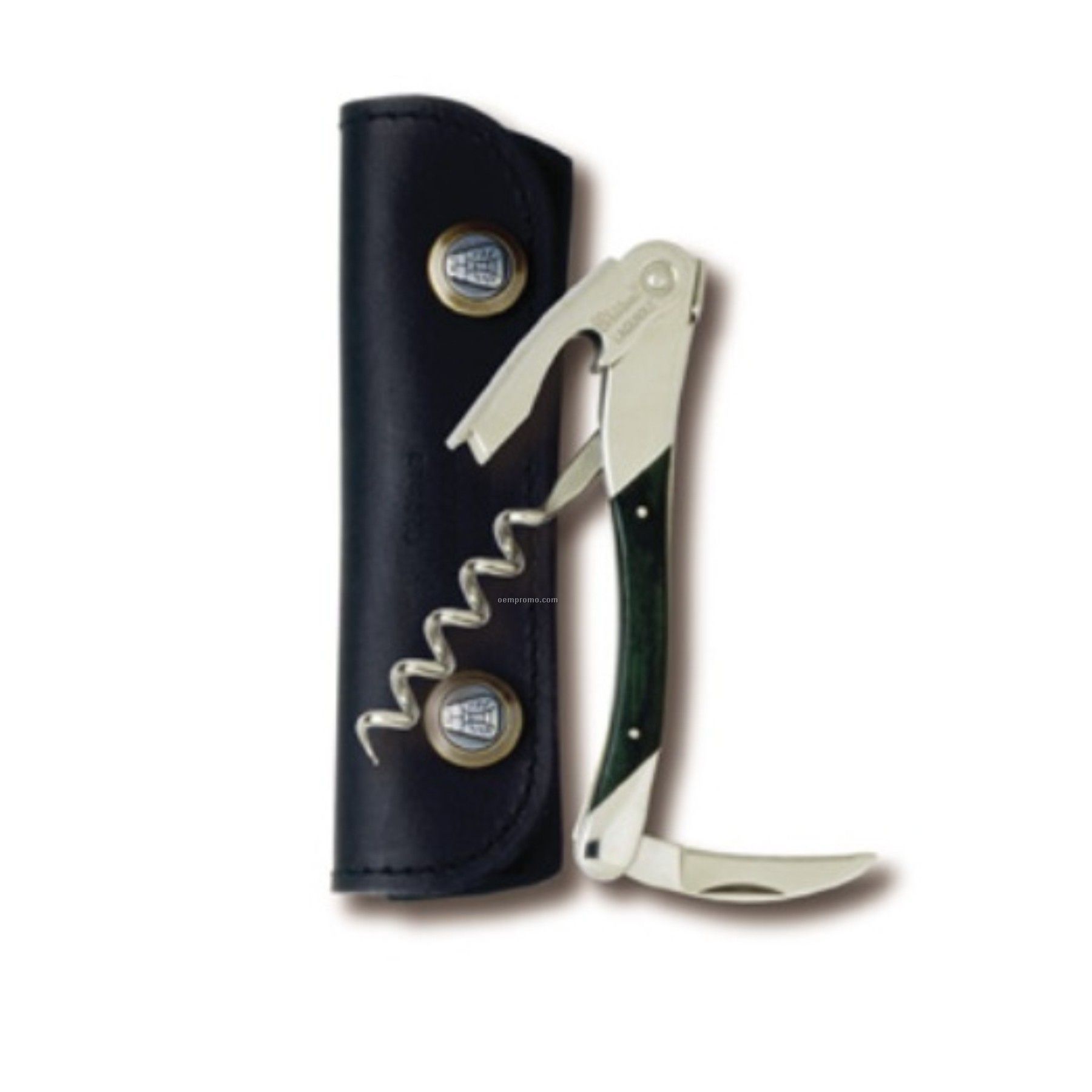 Chateau Laguiole Waiter's Corkscrew With Green Stamina Wood Handle
