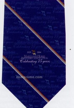 Custom Logo Woven Silk Tie - Pattern Style P