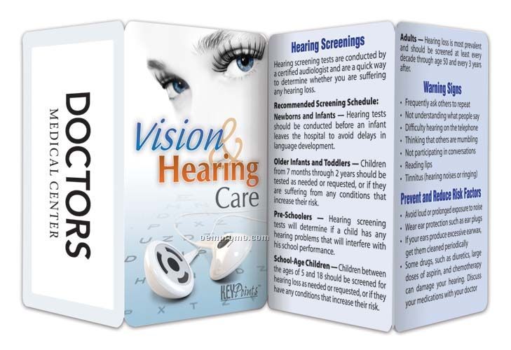Hearing And Vision Key Point Brochure
