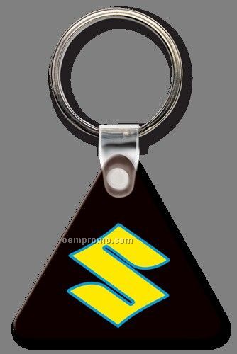 Sof-touch Original Triangle W/ Rounded Corners Key Tag