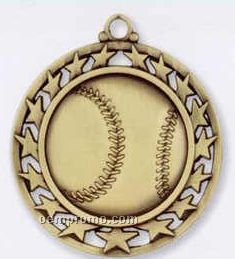 Star Border Medallions - Baseball