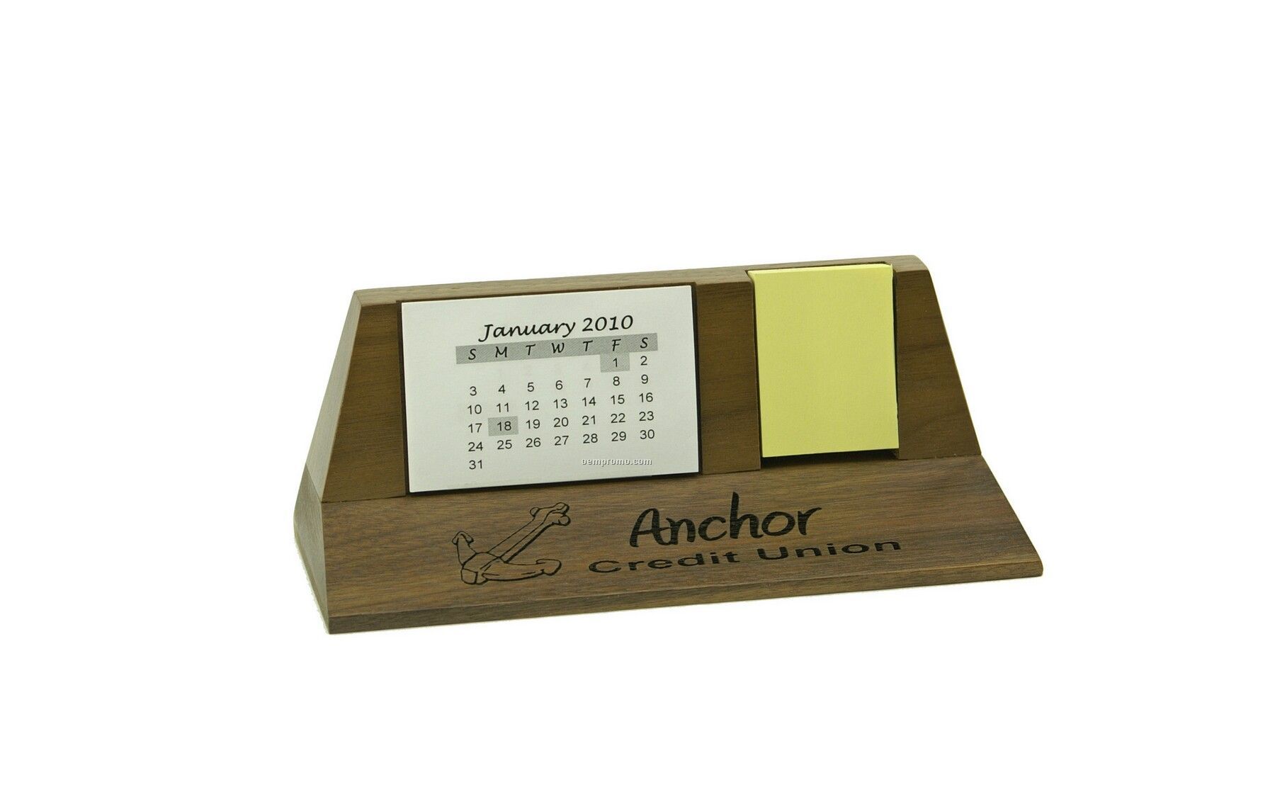 Walnut Calendar Noteholder