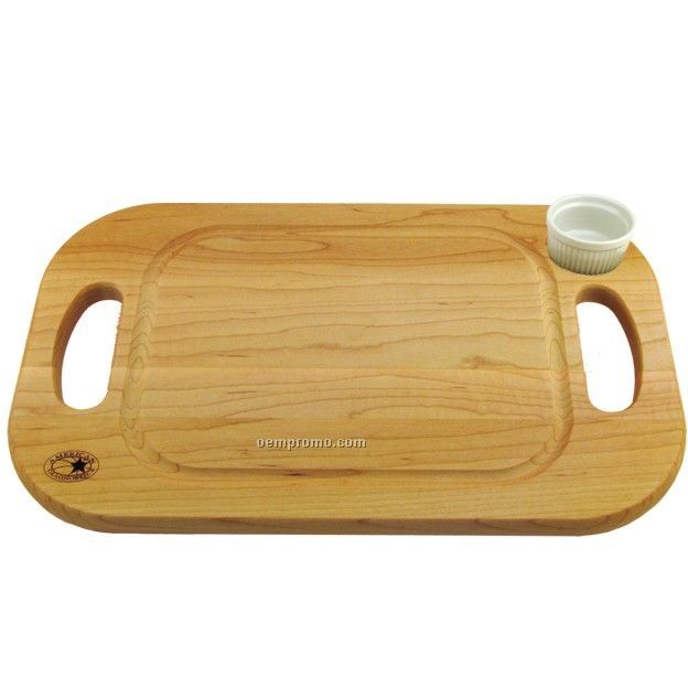 Wood Cutting Board And Serving Tray