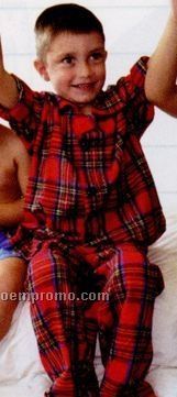 Youth Lightweight Flannel Pajama Set (Xs-l)