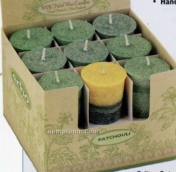 100% Natural Palm Wax Single Poured Apple Spice Scented Votive