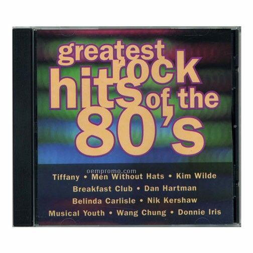 Greatest Rock Hits Of The 80's Music CD