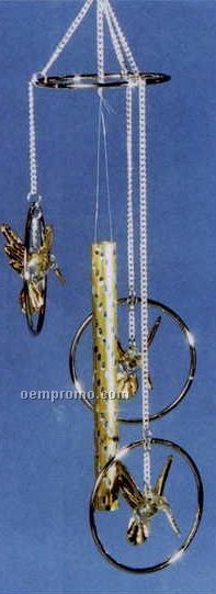 Acrylic & Gold Hummingbird Wind Chime