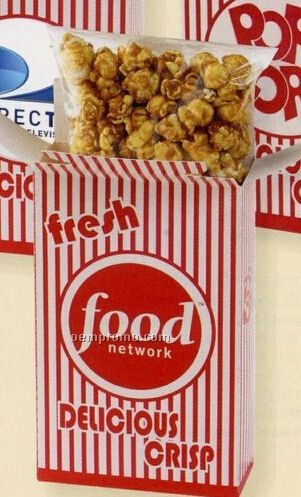 Cheddar Popcorn In Closed Top Popcorn Box
