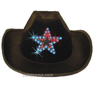 Light Up Star Cowboy Hat