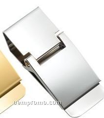 Silver Classic Polished Money Clip