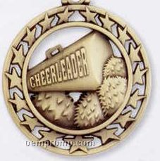 Star Border Medallions - Cheerleader Gold