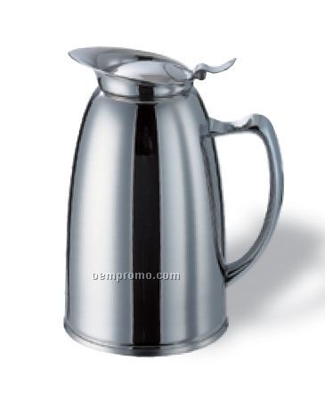 10 Oz. Stainless Steel Pitcher With Handle (Polished)