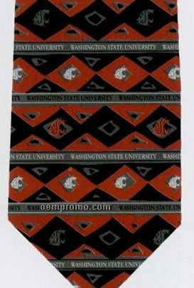 Custom Logo Woven Silk Tie - Pattern Style S