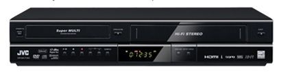 Jvc DVD / VHS Recorder With Versatile Compatible Formats