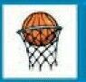 Sport Stock Temporary Tattoo - Basketball In Net (2
