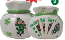 St. Paddy Playing Card Specialty Keeper Jar