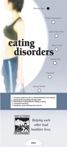 Eating Disorders Pocket Slider Chart/ Brochure