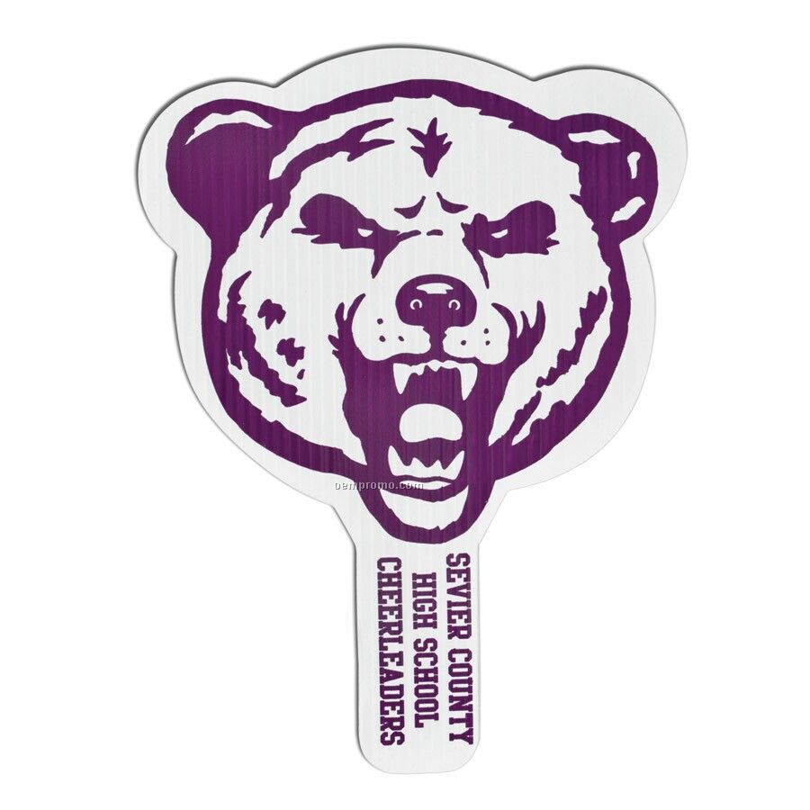 Standard 8"X12" Hand Fan - Bear