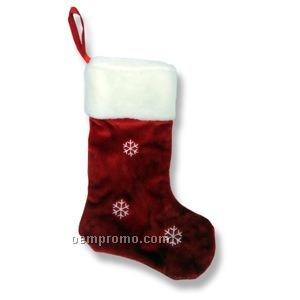 Custom Plush Christmas Stocking