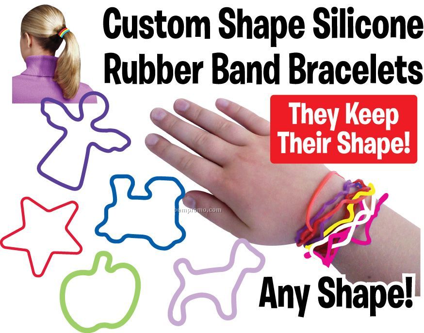 shaped rubber bands