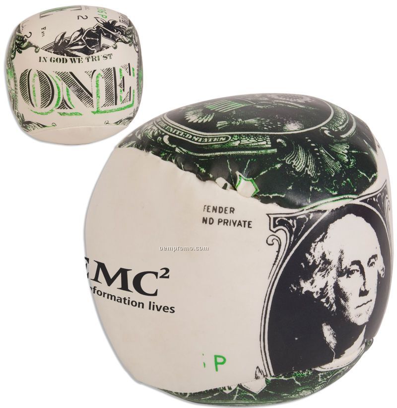 Dollar Bill/Financial Theme Pillow Ball