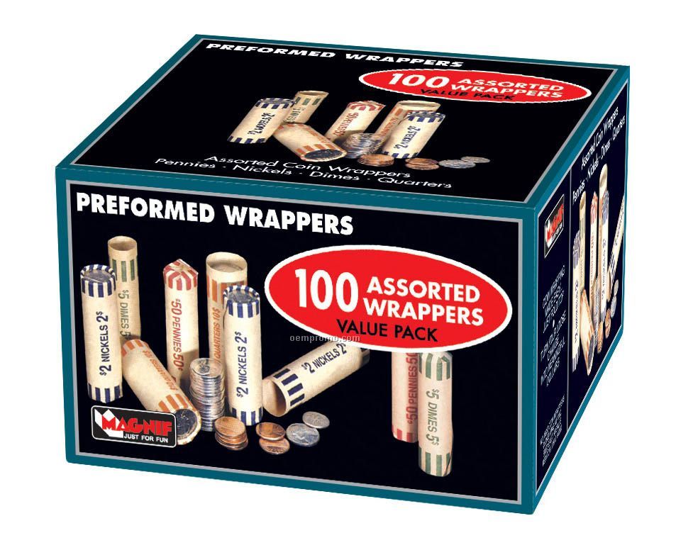 Mag-nif Value Pack Preformed Coin Wrappers