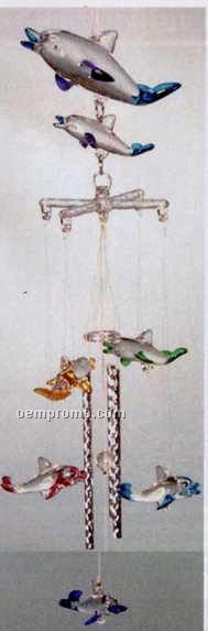 20" Acrylic 3d Dolphin Wind Chime