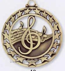Star Border Medallions - Music