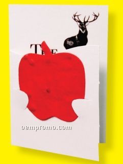 Apple Floral Seed Paper Pop-out Booklet