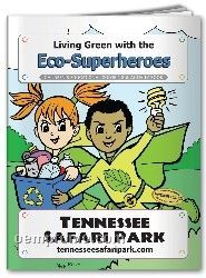 Coloring Book - Living Green With The Eco-superheroes