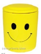 Happy Face Mini Ceramic Cookie Keeper Jar (Custom Lid)