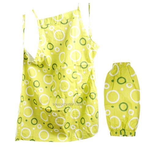 Kitchen Apron & Sleeve Set