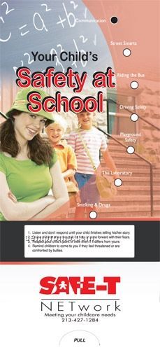 Your Child's Safety At School - Pocket Slider Chart/ Brochure
