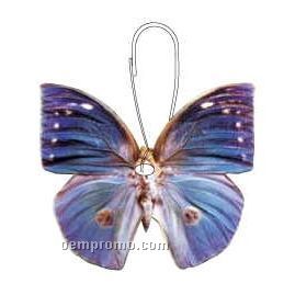 Blue Butterfly Zipper Pull
