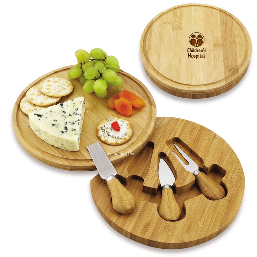 Feta Bamboo Cheese Board Set