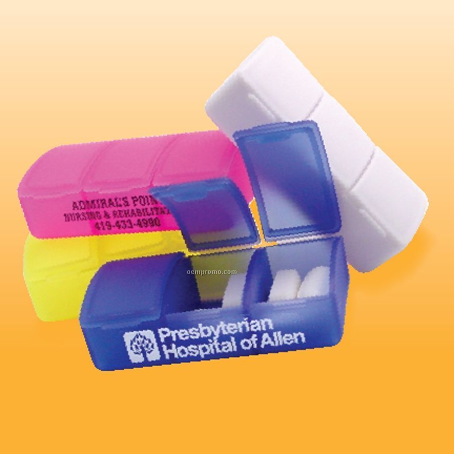 Three Compartment Pill Box