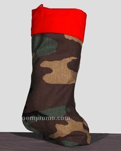 Tie-dye, Camo, And Stars & Stripes Holiday Stocking