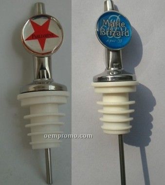 Wine Bottle Pourer With Badge