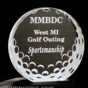 Acrylic Paperweight Up To 16 Square Inches / Golf Ball