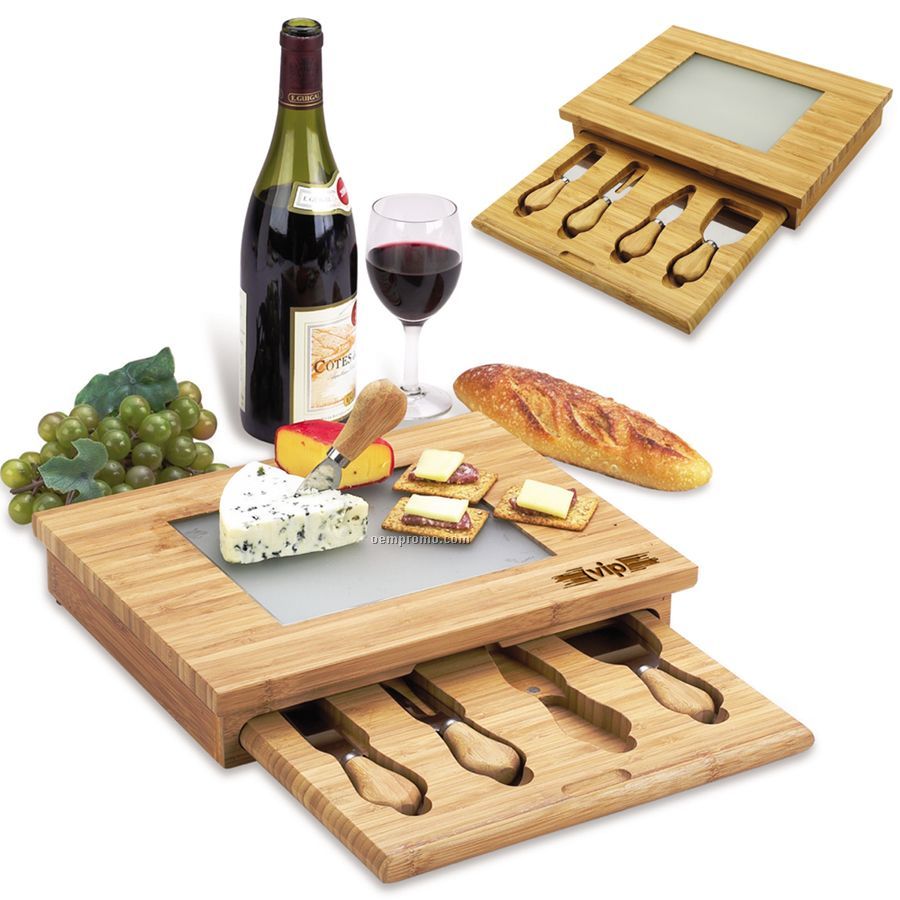 Derby Bamboo Cheese Board Set