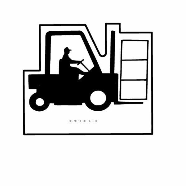 Stock Shape Forklift Recycled Magnet