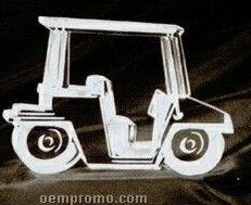 Acrylic Paperweight Up To 16 Square Inches / Golf Cart